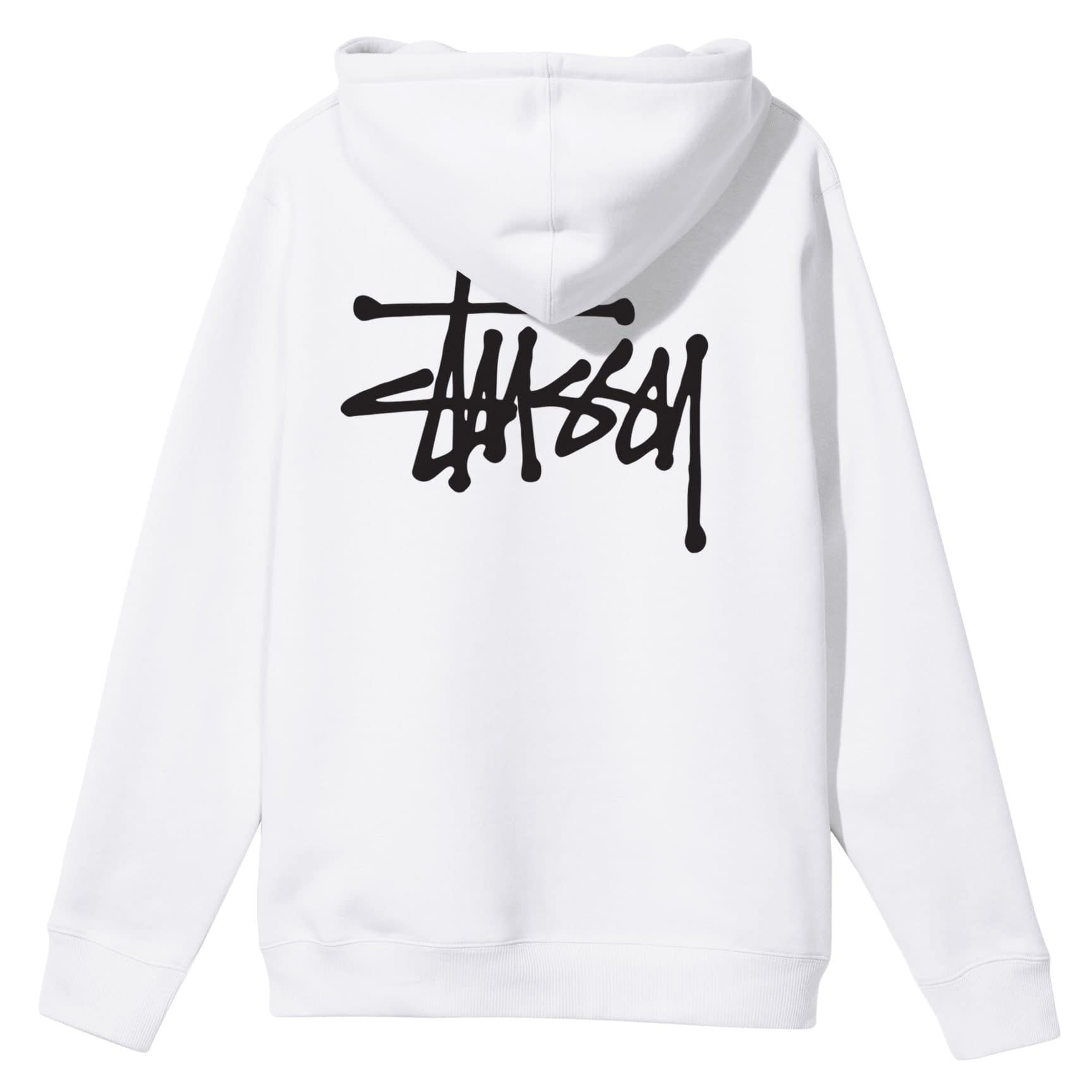 Худи Stussy 'Basic Zip' White